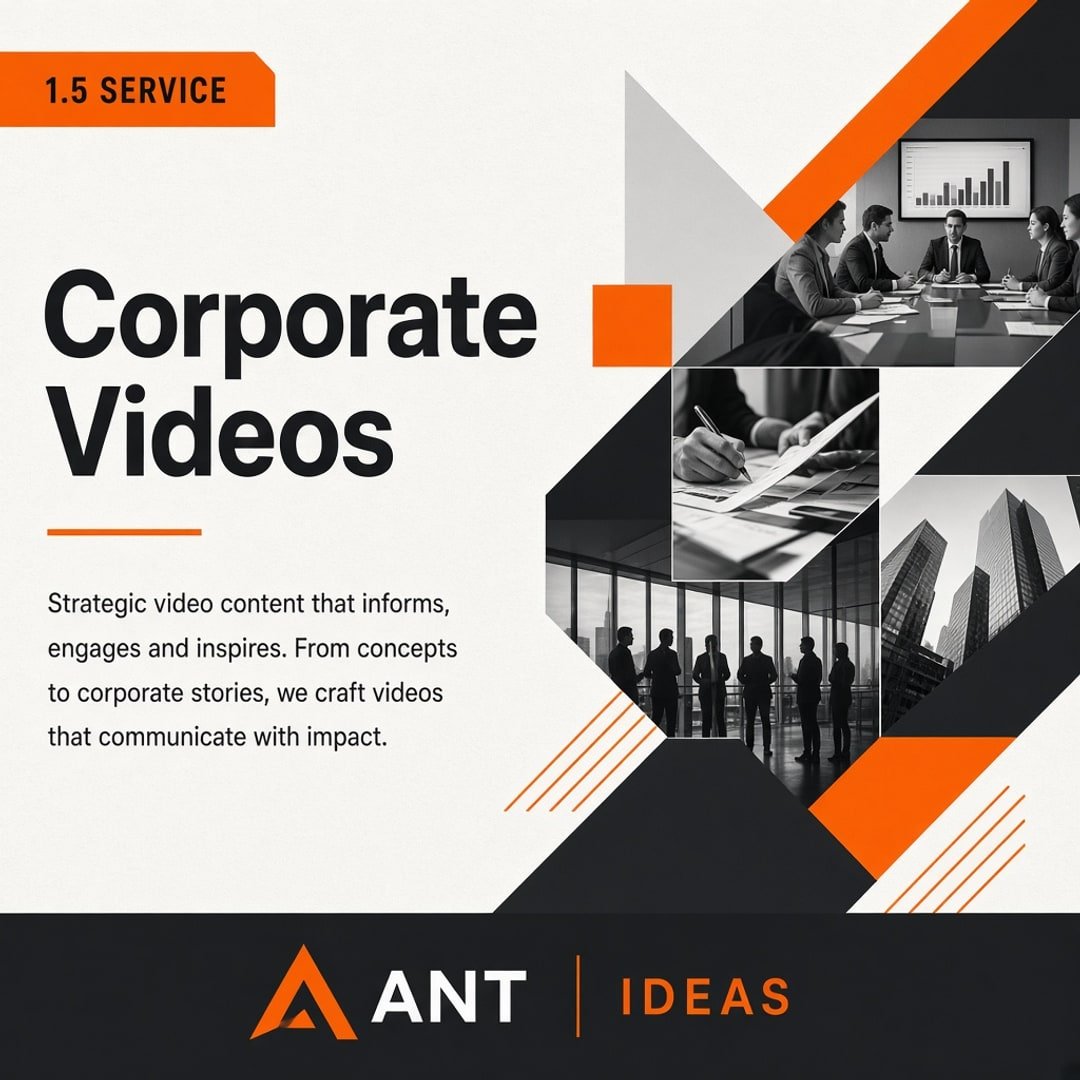 Corporate Videos — ANT Ideas service