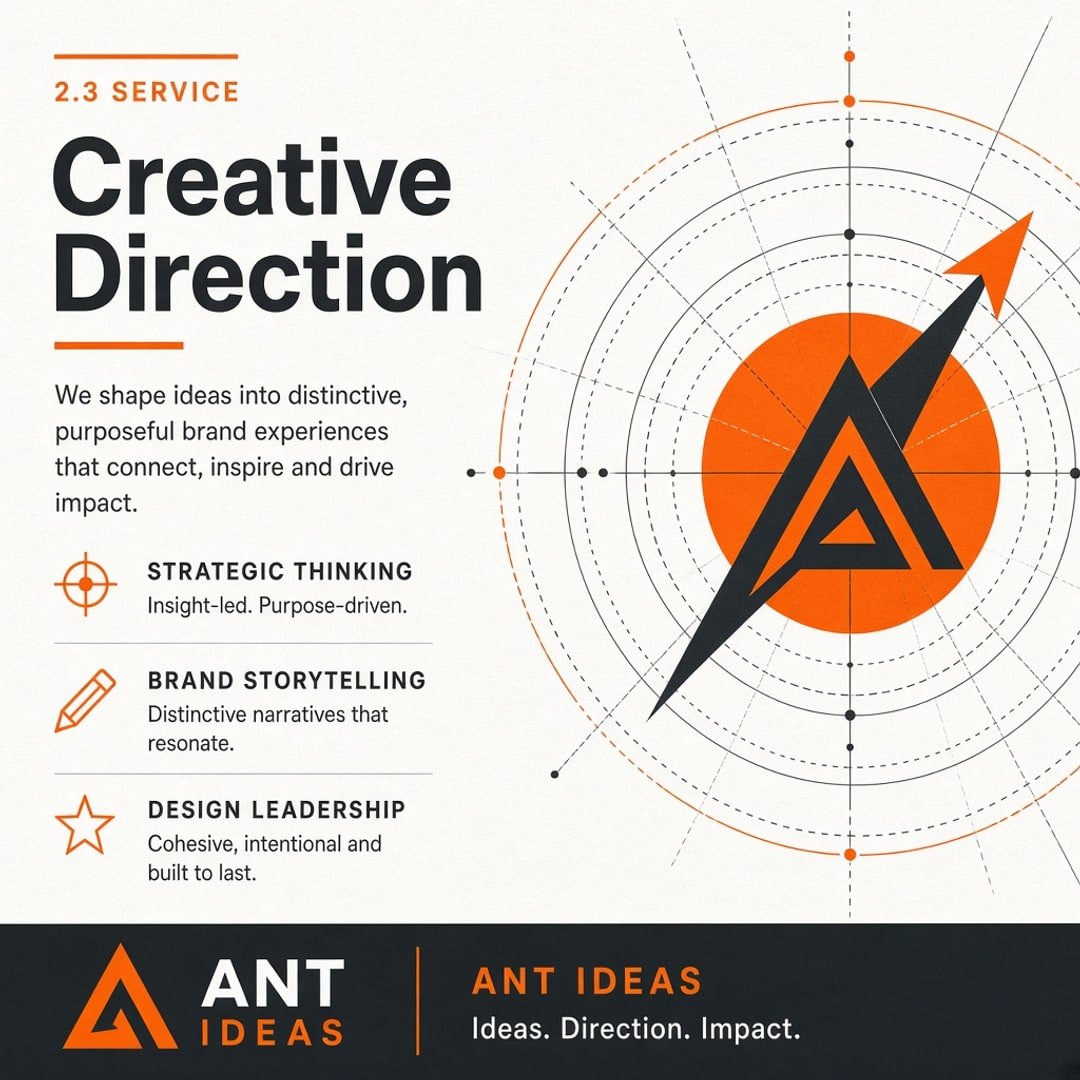 Creative Direction & Brand Identity Activation — ANT Ideas
