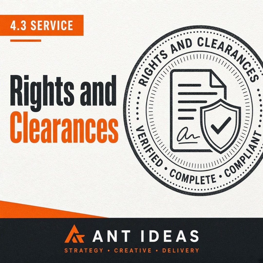 Rights & Clearances — ANT Ideas
