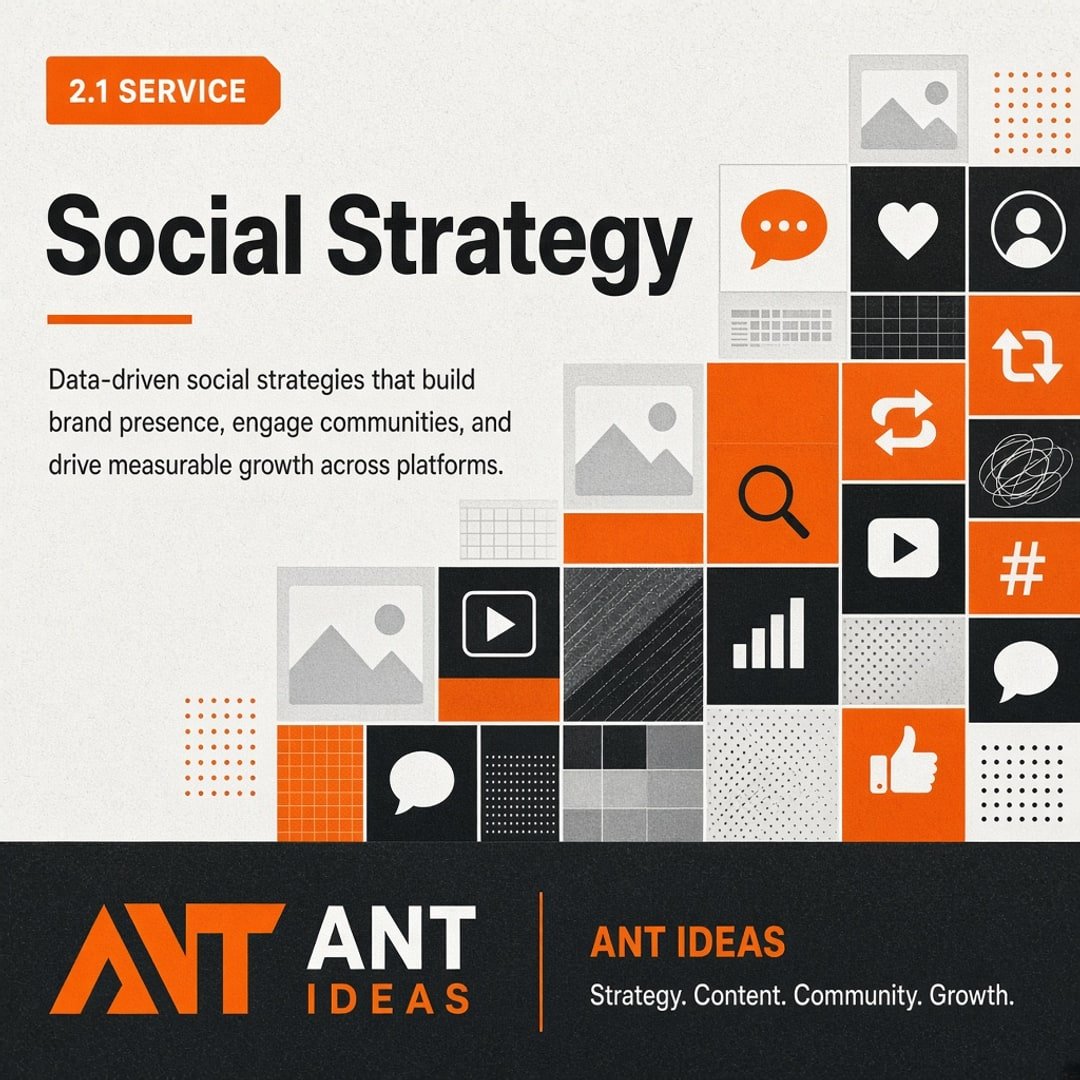 Social Media Strategy & Management — ANT Ideas