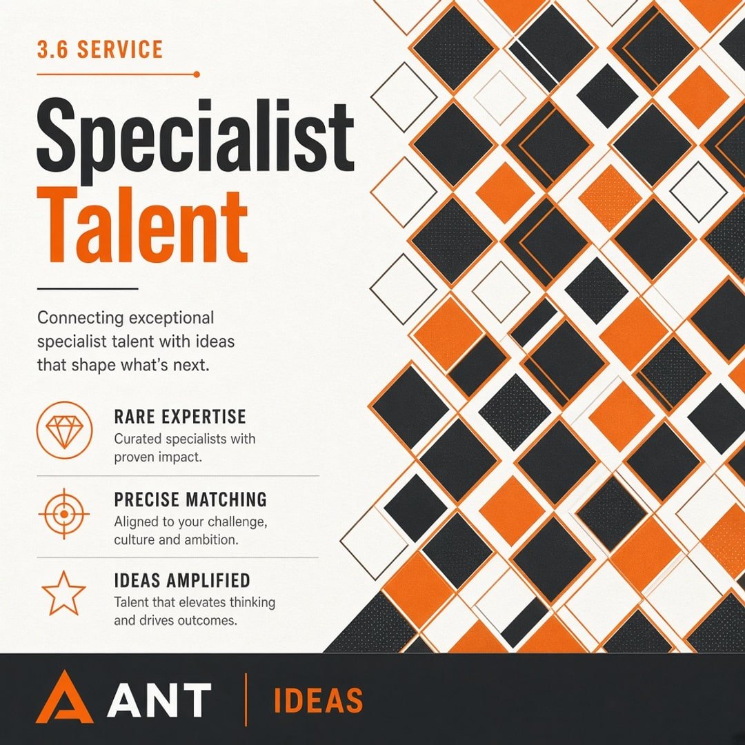 Specialist & Other Talent — ANT Ideas